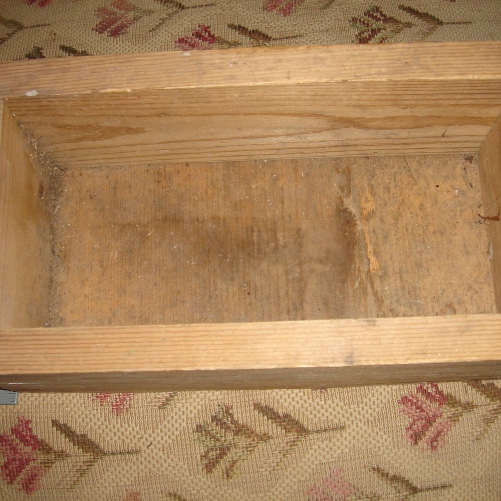 heavy solid wood box